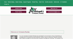 Desktop Screenshot of myorchestrarentals.com